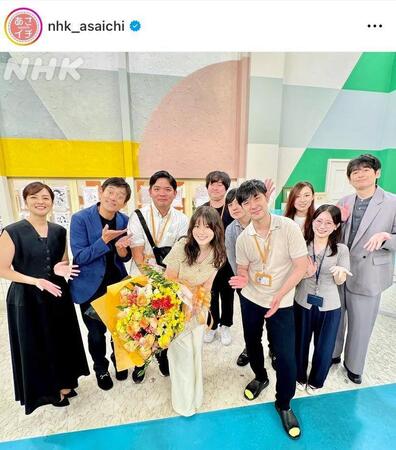 　透明感がすごい…。前髪を下ろした今田美桜。あさイチのインスタグラム＠ｎｈｋ＿ａｓａｉｃｈｉより