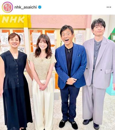 　透明感がすごい…。前髪を下ろした今田美桜。あさイチのインスタグラム＠ｎｈｋ＿ａｓａｉｃｈｉより