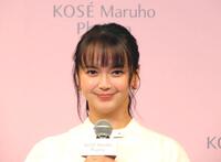 　新ＣＭ発表会に出席した多部未華子