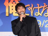 　公開前日祭に登場した阿部寛（撮影・石井剣太郎）