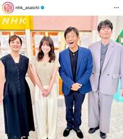 　透明感がすごい…。前髪を下ろした今田美桜。あさイチのインスタグラム＠ｎｈｋ＿ａｓａｉｃｈｉより