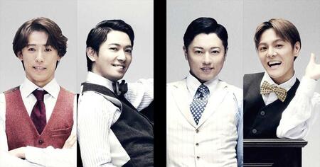 　（左から）越岡裕貴、辰巳雄大／原田優一、室龍太