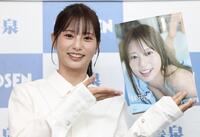 　笑顔を見せる林祐衣（撮影・吉澤敬太）