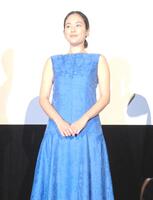 　初主演映画「オオムタアツシの青春」の公開記念舞台あいさつを行った筧美和子