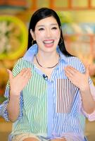 　「サタデープラス」に出演するアンミカ（撮影・金居みつよし）