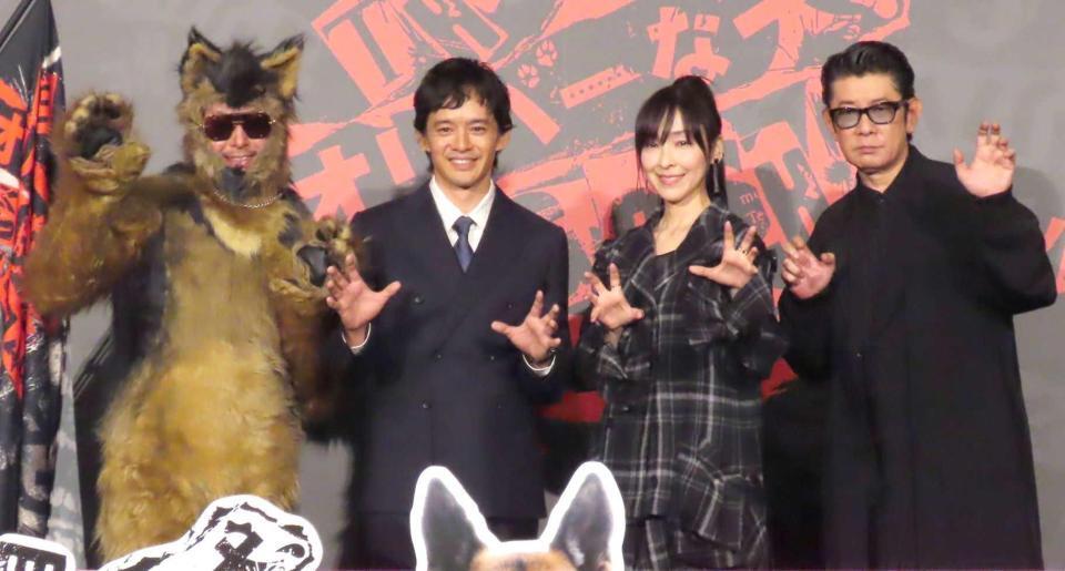 　（左から）オダギリジョー、池松壮亮、麻生久美子、永瀬正敏