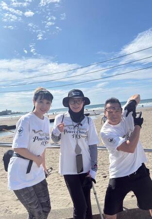 　イベントに出席した（左から）西村知美、渡辺めぐみ、ミノワマンＤ・Ｚ