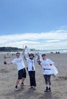 　イベントに出席した（左から）ミノワマンＤ・Ｚ、渡辺めぐみ、西村知美