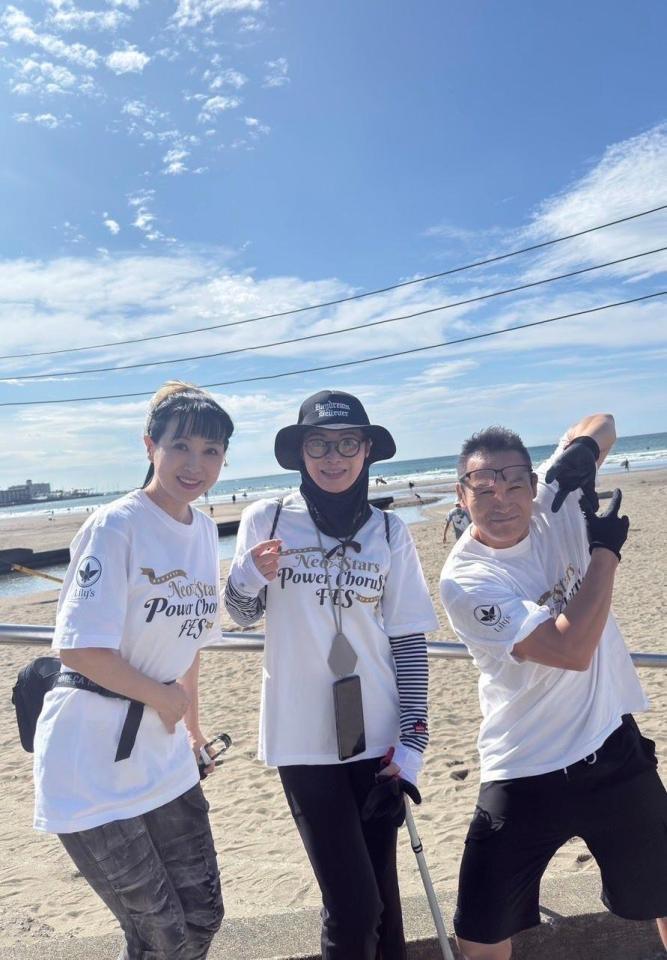 　イベントに出席した（左から）西村知美、渡辺めぐみ、ミノワマンＤ・Ｚ