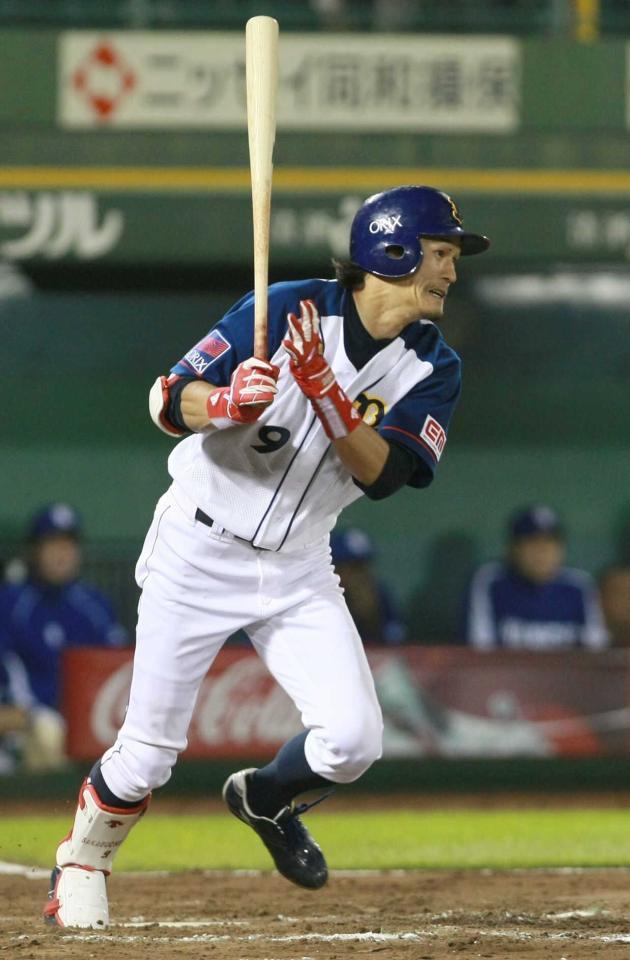 　オリックス時代の坂口智隆氏（２０１０年６月）