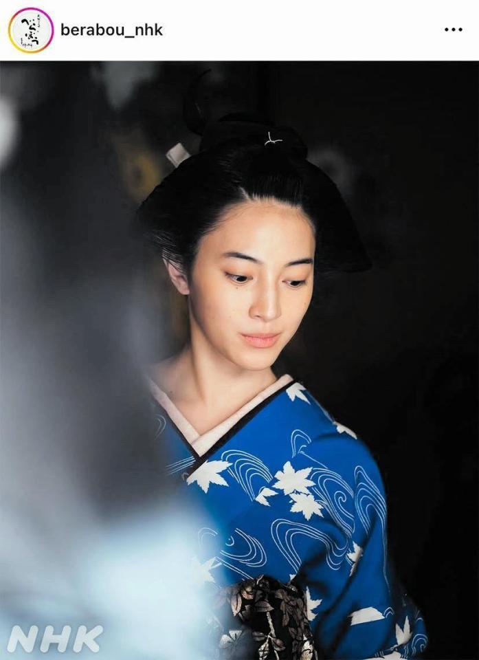 雰囲気違う？花魁時代。大河ドラマ「べらぼう～蔦重栄華乃夢噺～」のインスタグラム＠ｂｅｒａｂｏｕ＿ｎｈｋより