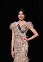 　ＭＩＳＳ　ＪＡＰＡＮに輝いた仲道真理子さん（撮影・佐々木彰尚）