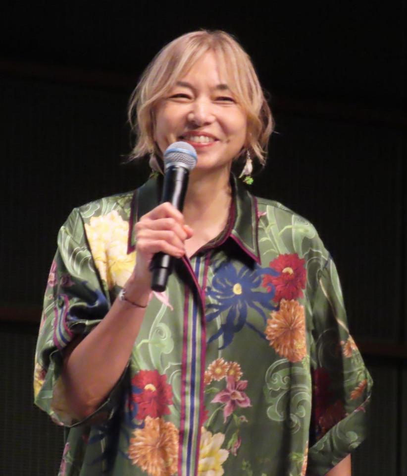 　カスピ海ヨーグルト「リッチモ」の発表会に出席した山口智子