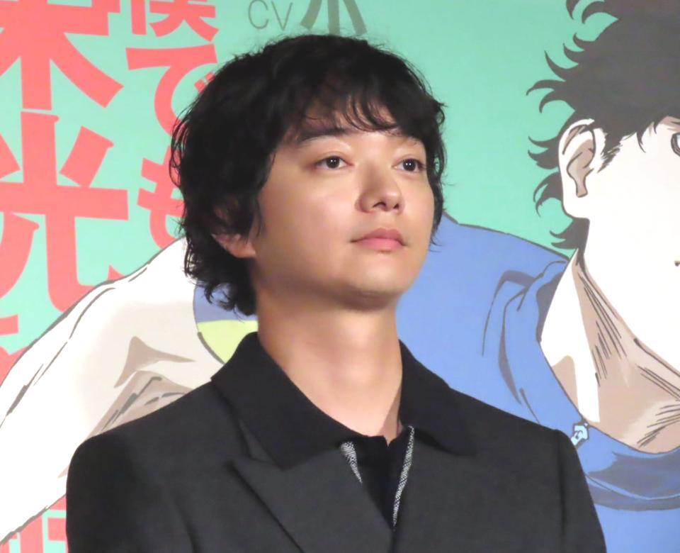 　劇場アニメ「ひゃくえむ。」で声の出演を果たした染谷将太