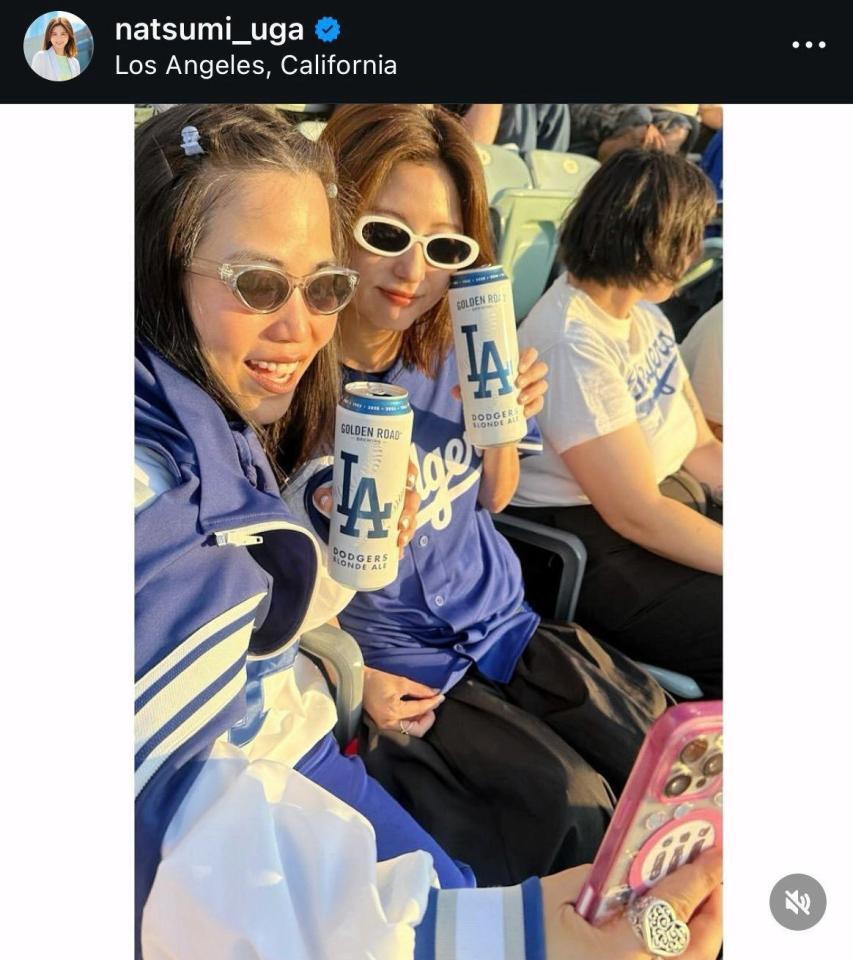 　宇賀なつみのインスタグラム＠ｎａｔｓｕｍｉ＿ｕｇａから