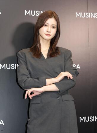 　ポップアップストアに登場した生見愛瑠（撮影・西岡正）