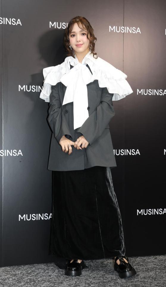 　オープニングイベントに登場した藤田ニコル（撮影・西岡正）