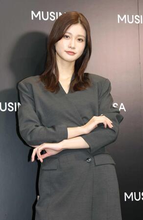 　ポップアップストアに登場した生見愛瑠（撮影・西岡正）