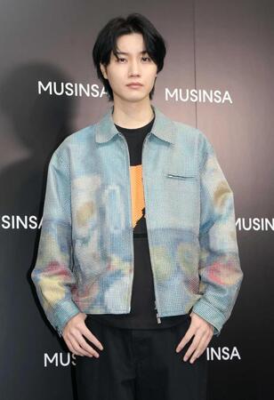 　ポップアップストアに登場した桜田通（撮影・西岡正）