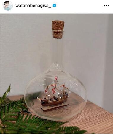 渡邊渚のインスタグラム＠ｗａｔａｎａｂｅｎａｇｉｓａ＿より 