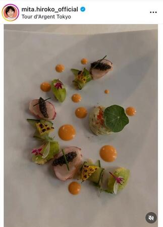 三田寛子のインスタグラム＠ｍｉｔａ．ｈｉｒｏｋｏ＿ｏｆｆｉｃｉａｌより