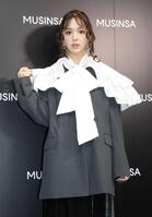 　オープニングイベントに登場した藤田ニコル（撮影・西岡正）