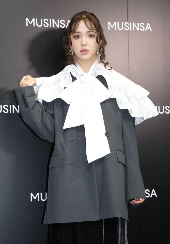 　オープニングイベントに登場した藤田ニコル（撮影・西岡正）