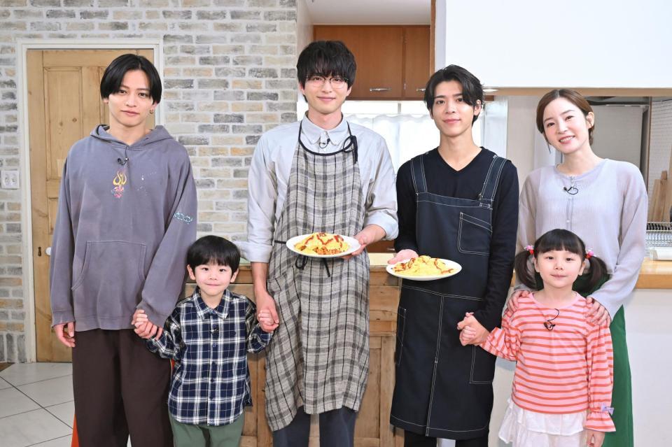 　取材会に出席した（左から）猪俣周杜、櫻、白洲迅、松島聡、棚橋乃望、蓮佛美沙子