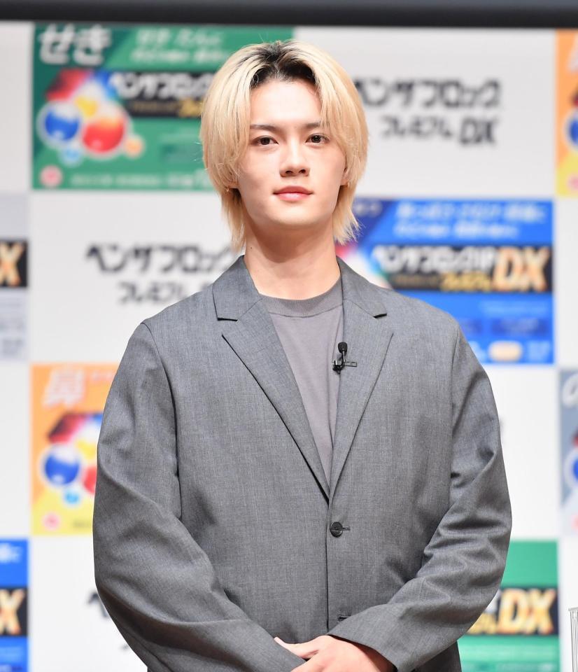 　イベントに登場した佐野勇斗（撮影・開出牧）