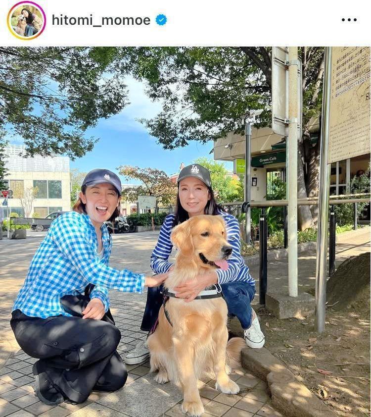 高橋ひとみのインスタグラム＠ｈｉｔｏｍｉ＿ｍｏｍｏｅ（１０月２日付）より 