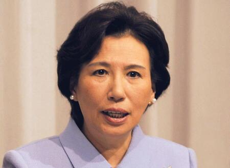 　田中真紀子氏＝２００８年
