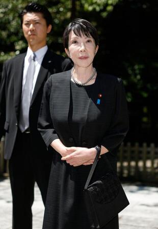 　終戦の日に靖国神社を参拝した高市早苗氏＝８月15日