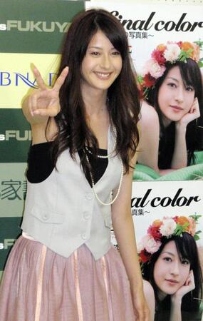 　２００９年５月、ラスト写真集の発売記念イベントを行った松本若菜