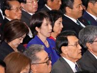 　自民党総裁選の投票に臨む高市早苗氏