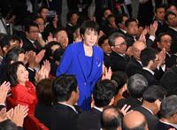 　自民党の新総裁に選出された高市早苗氏（代表撮影）