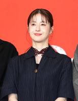 　２５年４月、ドラマ「Ｄｒ．アシュラ」会見で。松本若菜