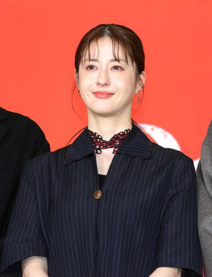 　２５年４月、ドラマ「Ｄｒ．アシュラ」会見で。松本若菜