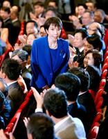 　自民党の新総裁に選出された高市早苗氏