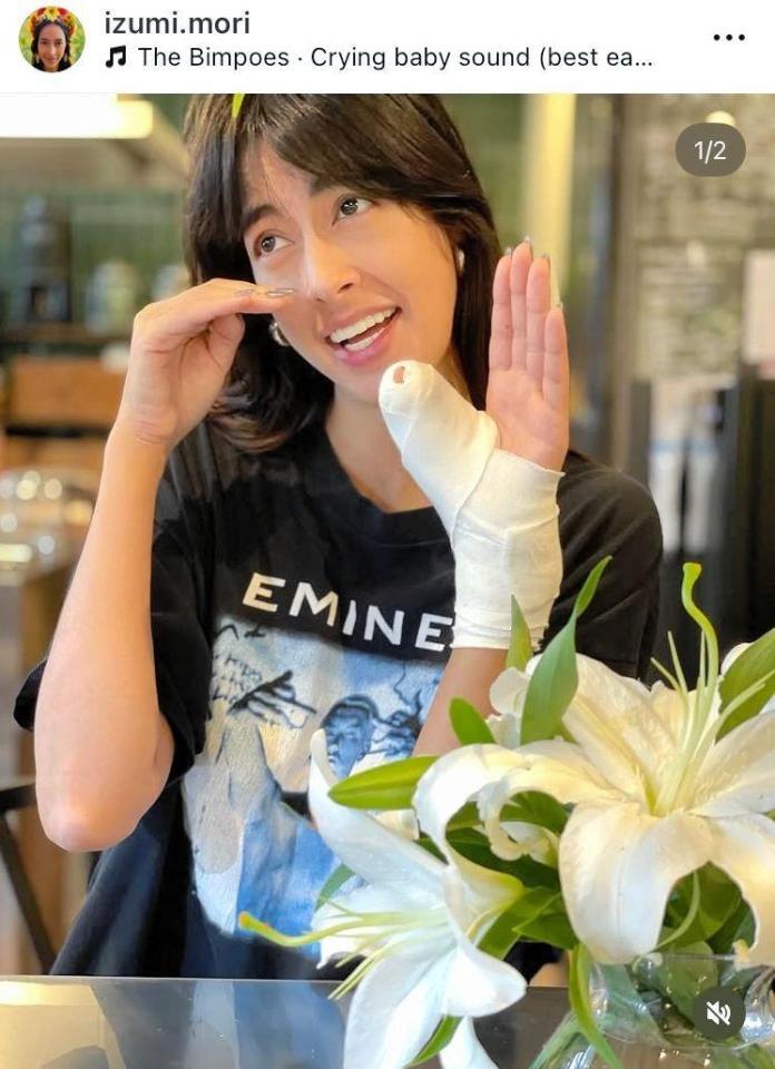 　森泉のインスタグラム＠ｉｚｕｍｉ．ｍｏｒｉより 