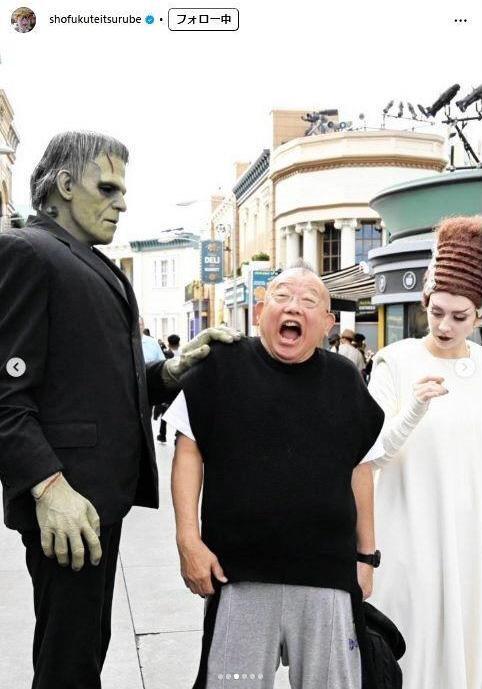 　笑福亭鶴瓶インスタグラム＠ｓｈｏｆｕｋｕｔｅｉｔｓｕｒｕｂｅから