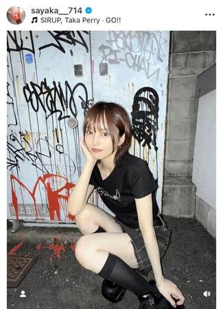 山本彩のインスタグラム＠ｓａｙａｋａ＿＿７１４から