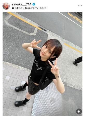 山本彩のインスタグラム＠ｓａｙａｋａ＿＿７１４から