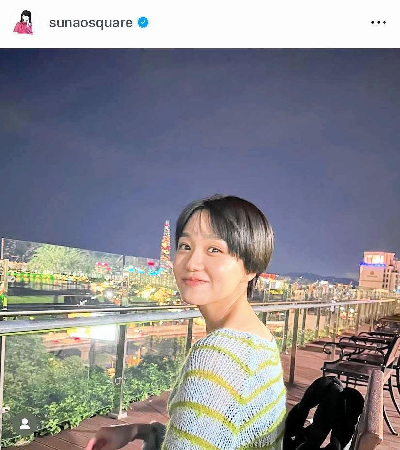 まるで少年みたい！奈緒のインスタグラム＠ｓｕｎａｏｓｑｕａｒｅより