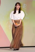 　登壇した綾瀬はるか（撮影・吉澤敬太）