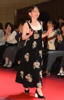 　登壇する山田杏奈（撮影・堀内翔）