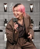 　新ＣＭ発表会に出席したＳｎｏｗ　Ｍａｎ・佐久間大介＝恵比寿ガーデンプレイス（撮影・石井剣太郎）