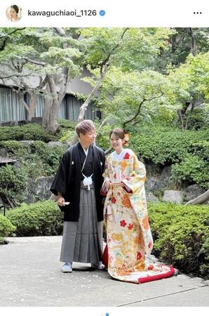 【写真】武尊と川口葵の和装姿も大反響 マジで美男美女