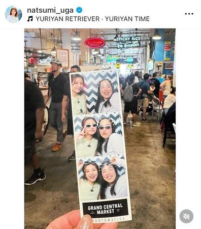 宇賀なつみのインスタグラム＠ｎａｔｓｕｍｉ＿ｕｇａ（１０月３日付）より