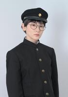 　朗読演劇「図書委員界」の原作者であり、委員長役を演じる生駒里奈（撮影・伊藤笙子）