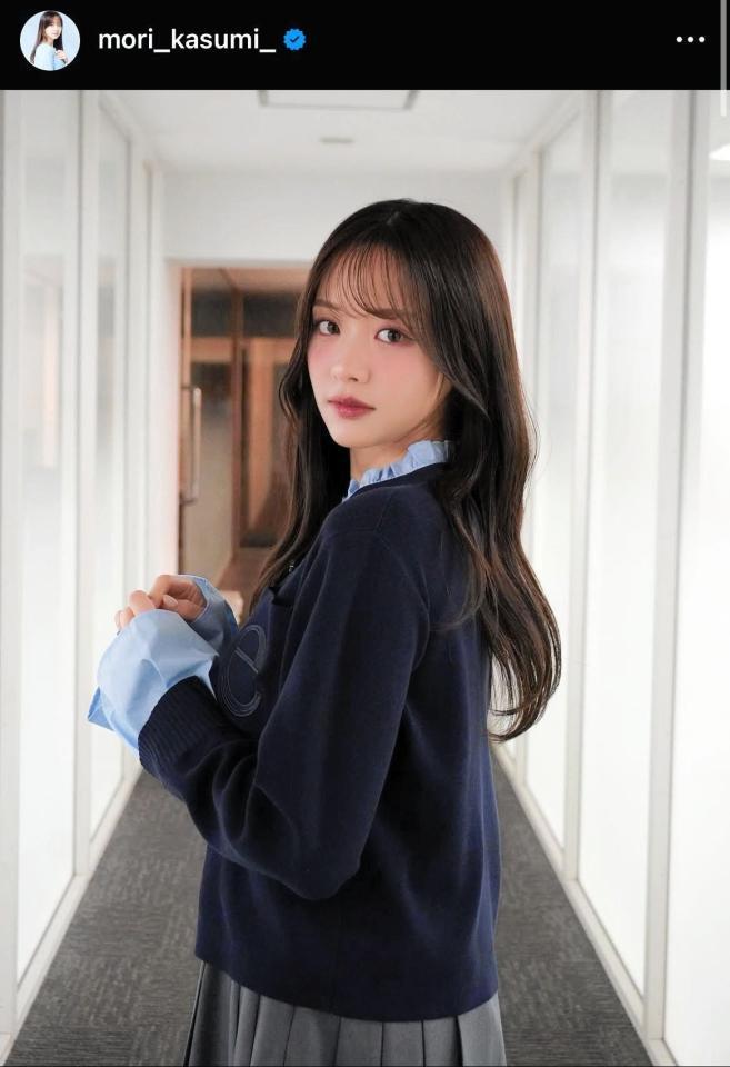 森香澄のインスタグラム＠ｍｏｒｉ＿ｋａｓｕｍｉ＿から